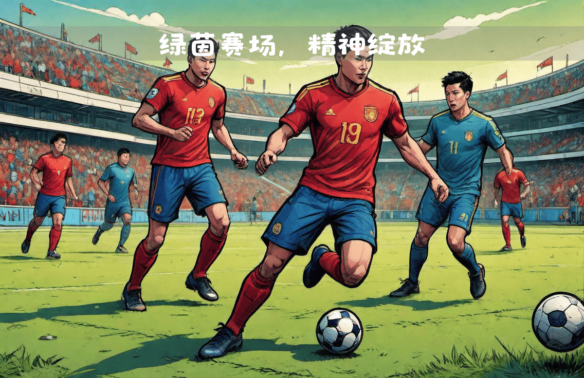 足球赛场烽烟再起，球员们奋勇拼搏